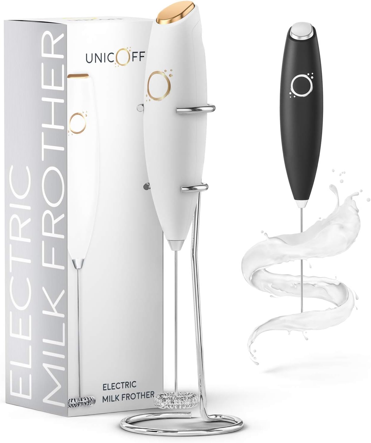 Unicoff Milk Frother - 19000 rpm Electric Whisk