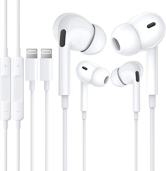 DAIRLE Apple MFi Certified Lightning Earphones - Crystal Clear Sound