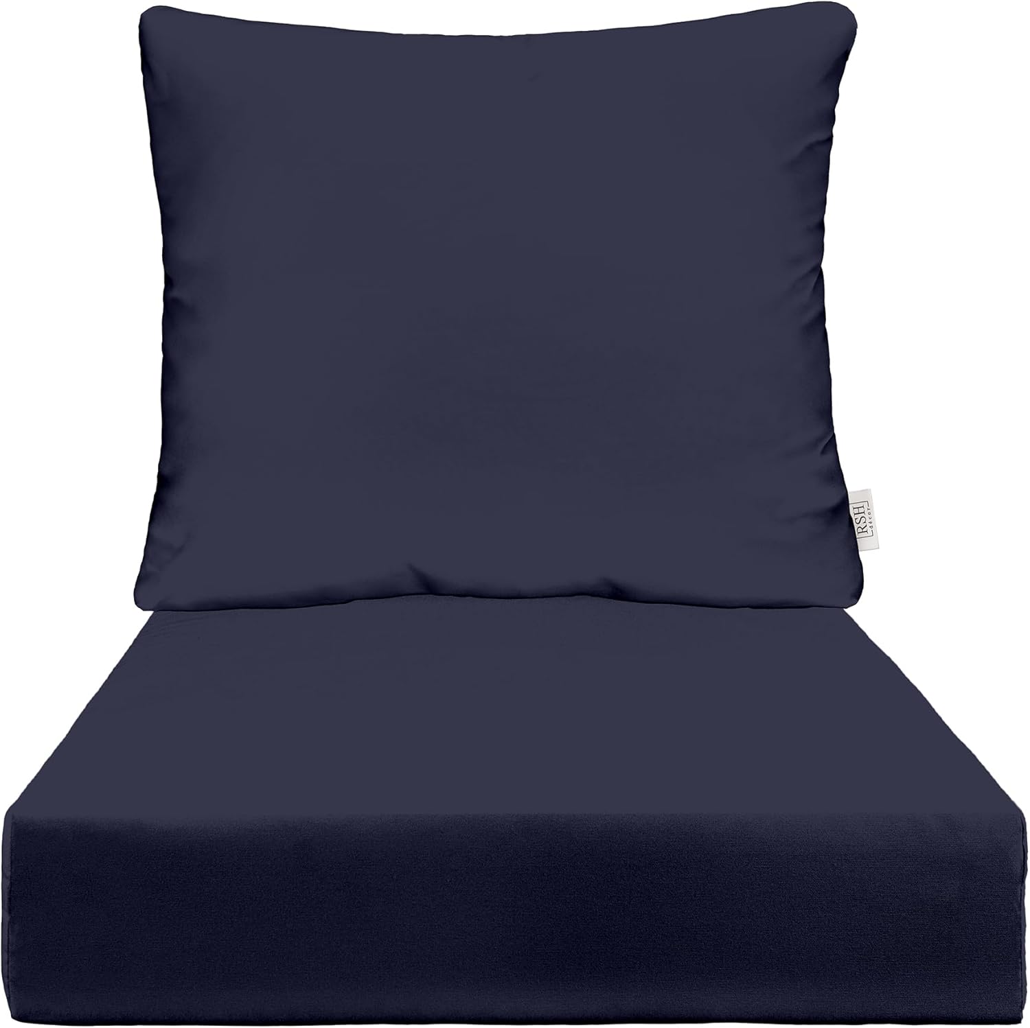 Sunbrella Deep Seating Cushion Set for Outdoor Chairs | Navy