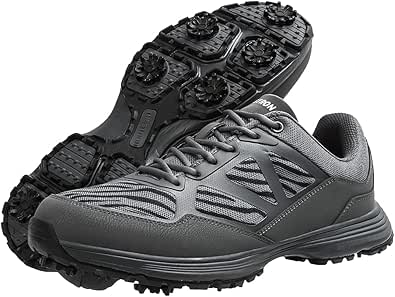 THESTRON Men Golf Shoes - Breathable Waterproof Sport Sneakers