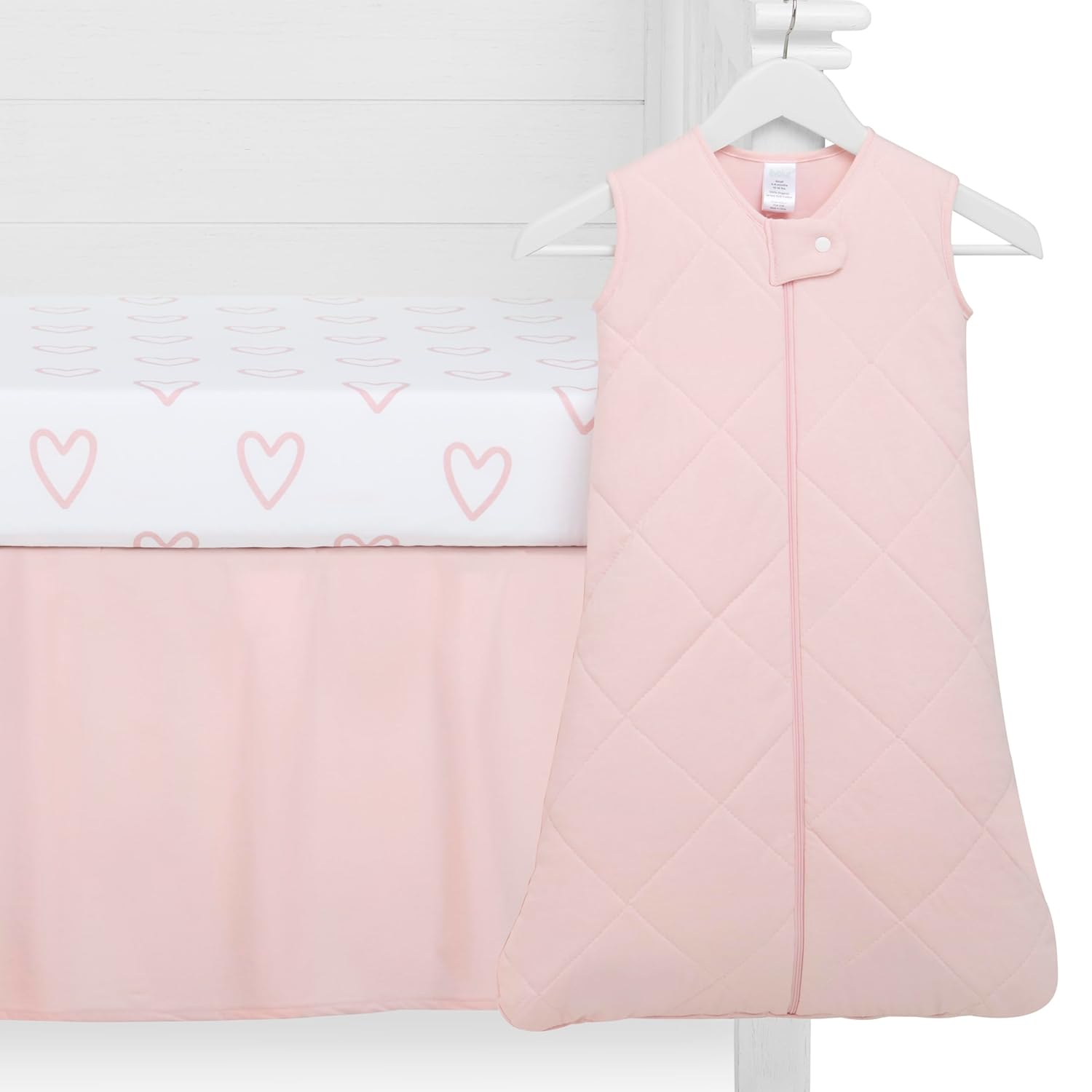 Evolur I Hear You 3 Piece Crib Bedding Set for Cozy Sleep