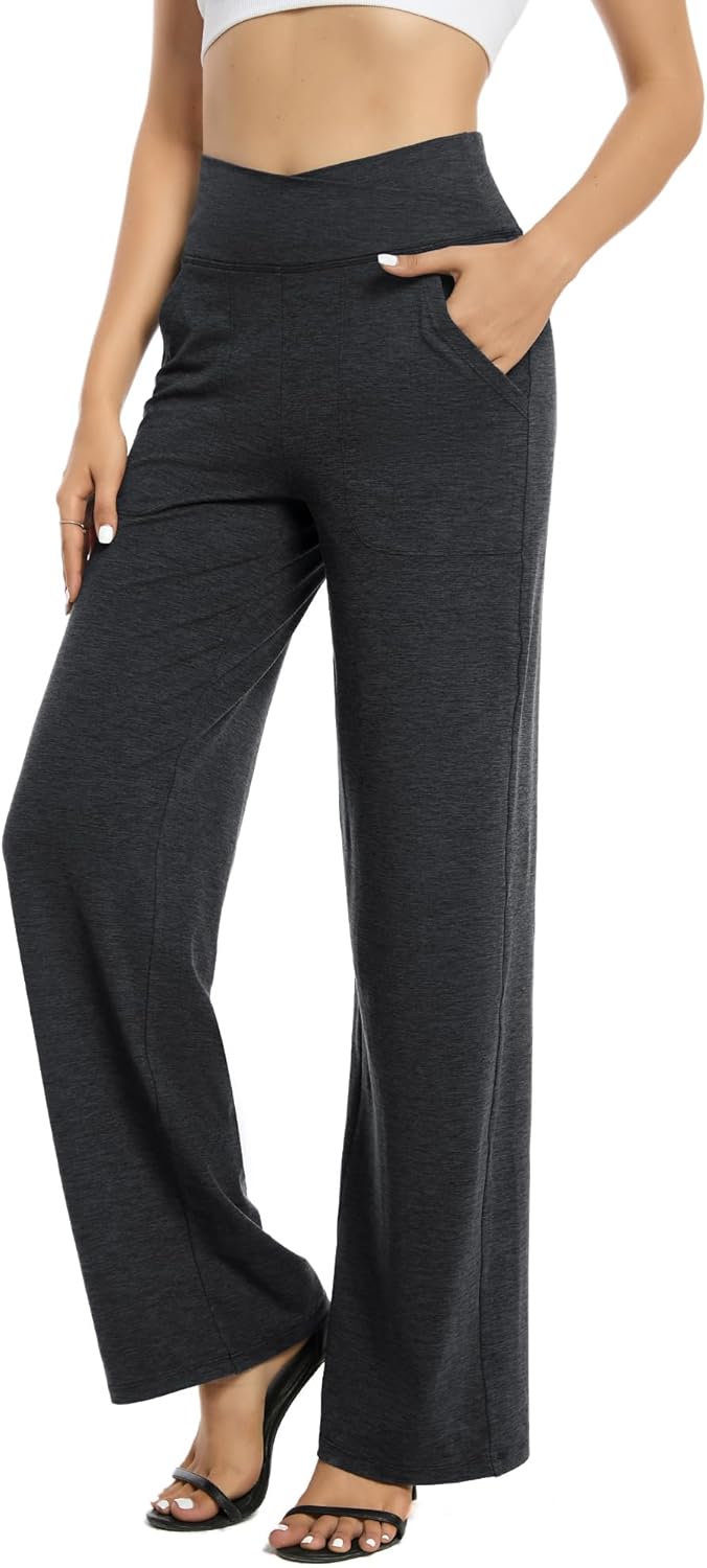 G4Free EverGoing Wide Leg Pants for Women with Pockets