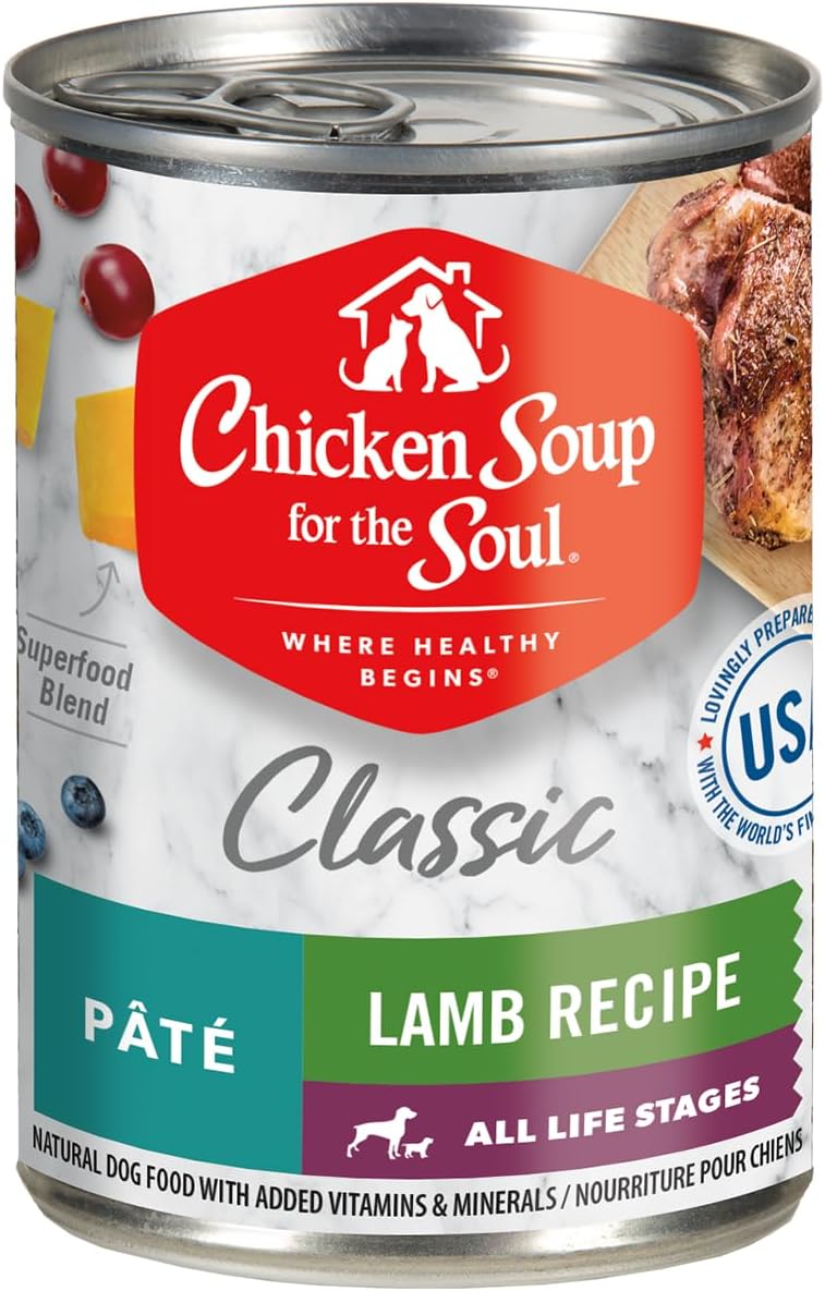 Chicken Soup For The Soul Classic Wet Dog Food with Lamb Pate