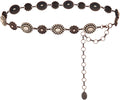 Large Western Concho Belt for Women - Adjustable Rustic Couture