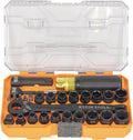Knect Essential Pass Through Impact Socket Set - Compact 28-Piece