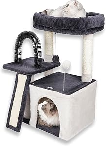 Happi N Pets Cat Tree Tower for Indoor Cats with Scratching Posts