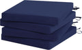 Outdoor Chair Cushion Set of 4 19 x 19 x 2 in - Rainproof Seat Pads