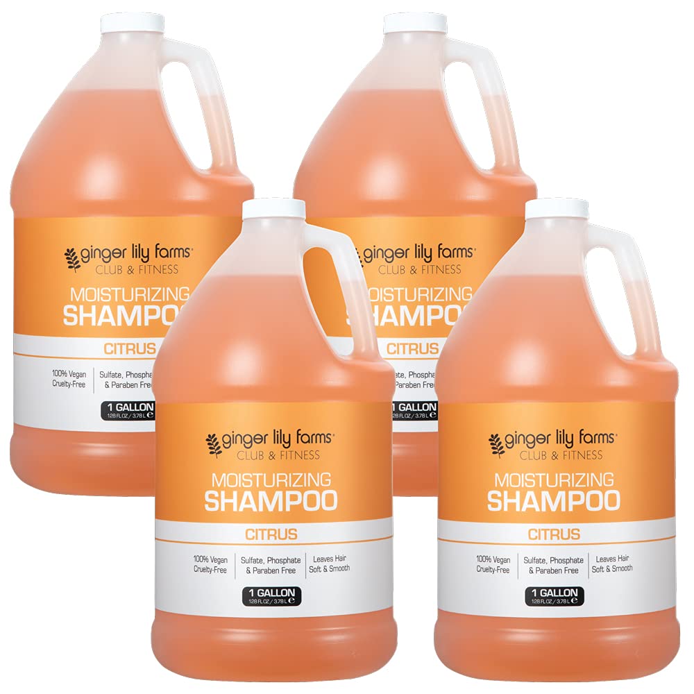 Ginger Lily Farms Moisturizing Shampoo for All Hair Types, 1 Gallon