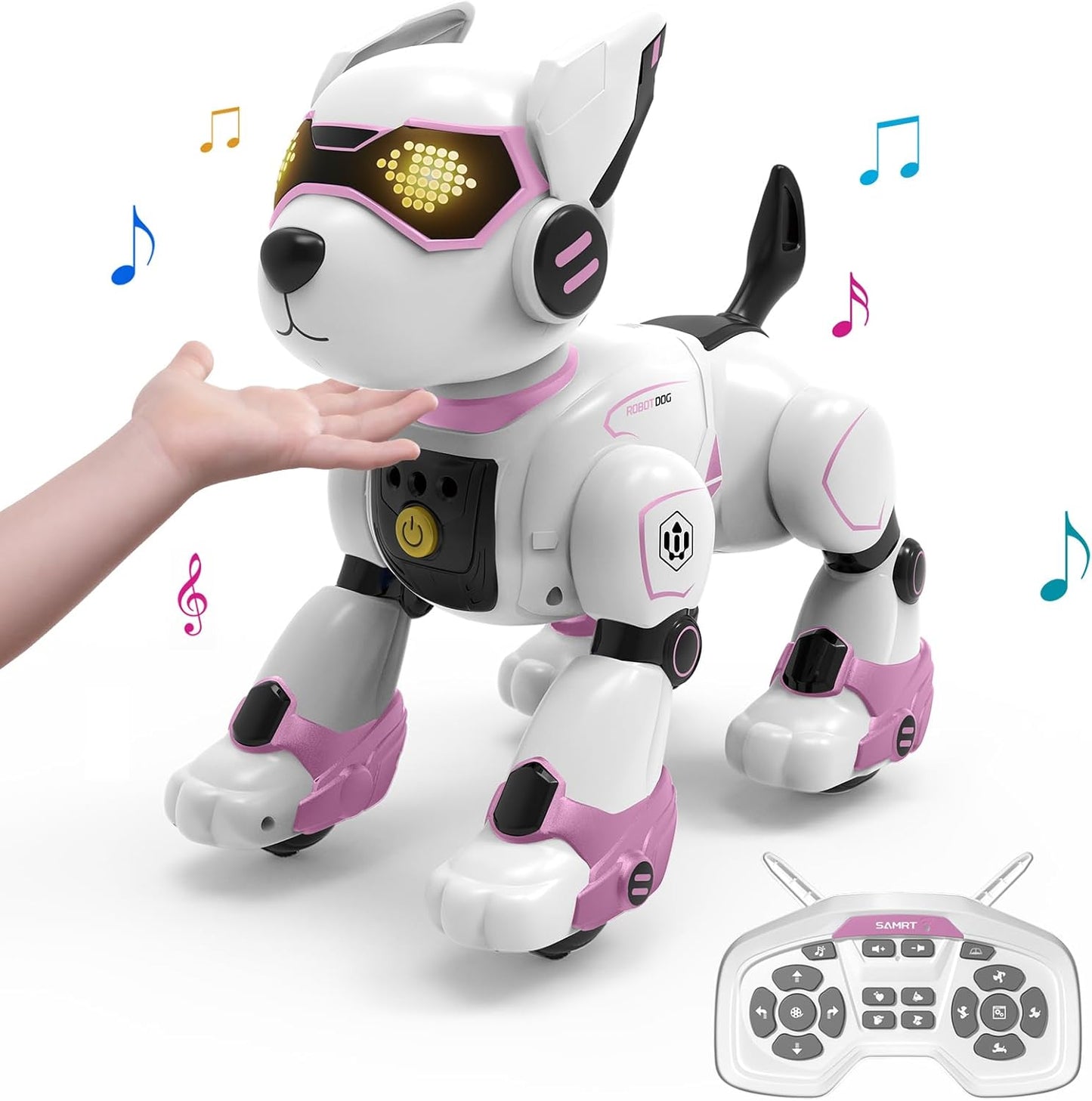 SWATOW Smart Pink RC Dog - Fun & Interactive Pet
