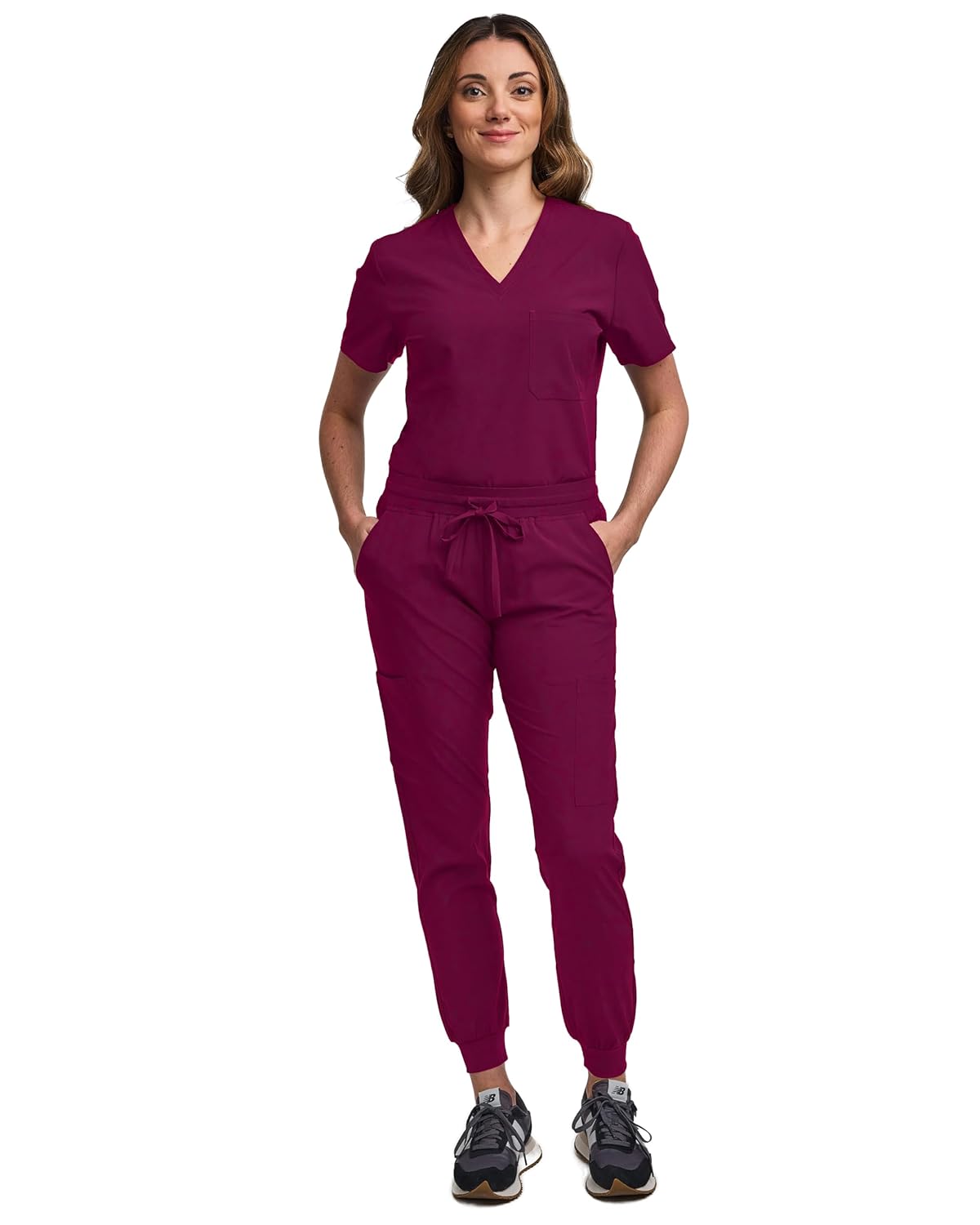 Green Town Scrubs for Women - Stylish Jogger Pant Set