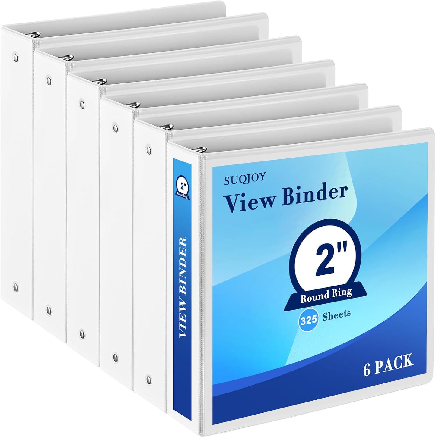 2 Inch Round Ring Binders for Office, Home, and School Use