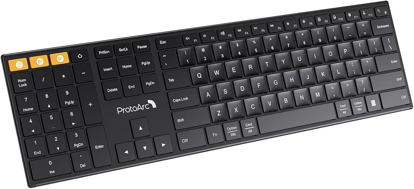 ProtoArc Wireless Left Handed Keyboard for Effortless Typing