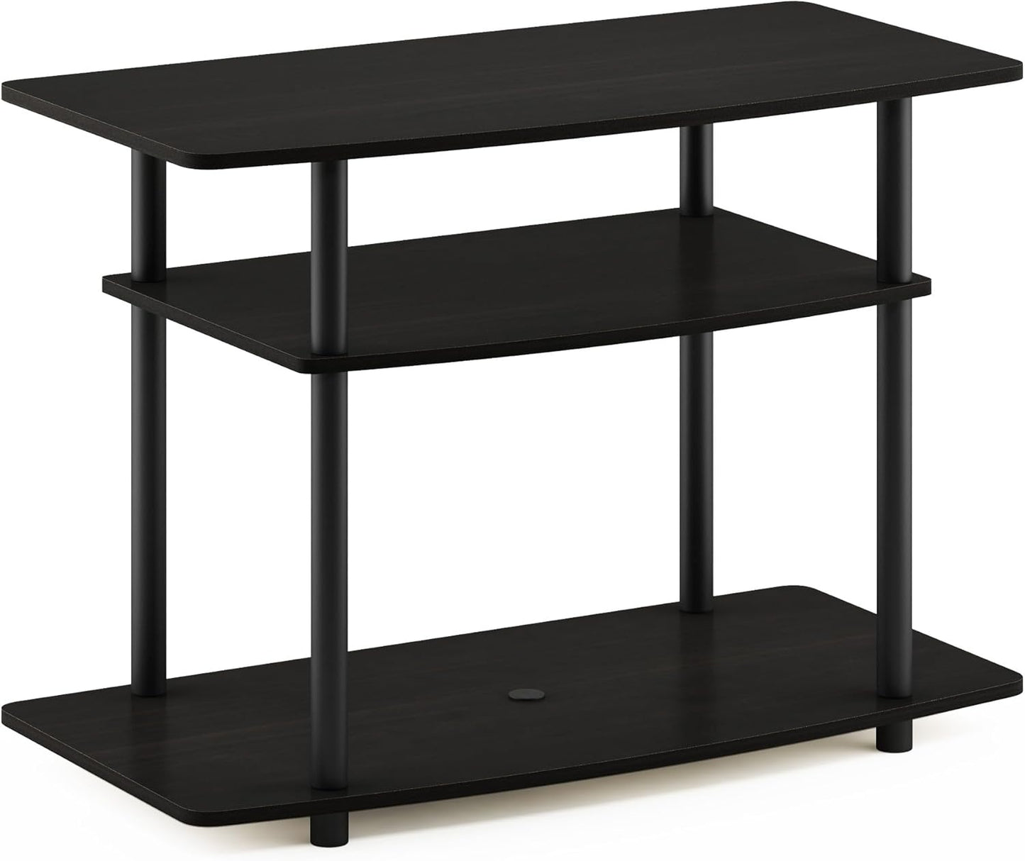 Furinno No Tools 3-Tier TV Stand for 32" TV - Easy Assembly, Modern Design