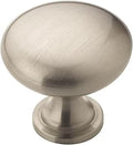 Cabinet Knob Satin Nickel 1-1/4 in Edona 25 Pack - Classic Finish