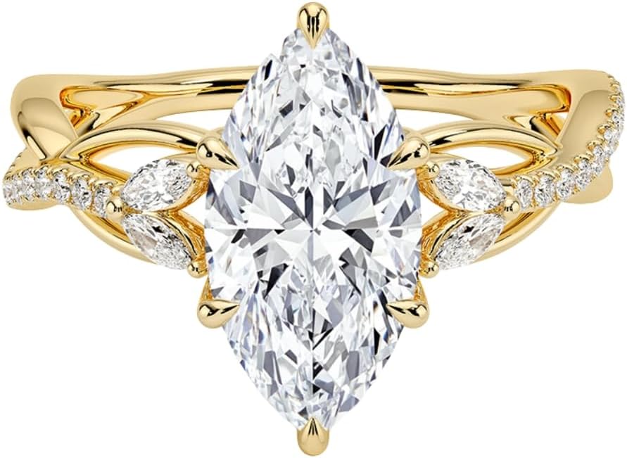 1-3 CT Moissanite Engagement Ring for Timeless Love