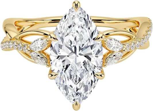1-3 CT Moissanite Engagement Ring for Timeless Love