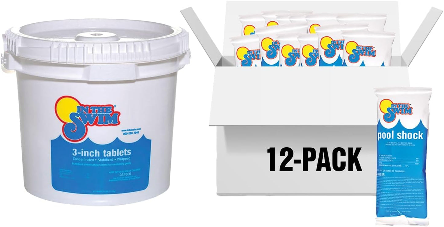 In The Swim Shock and Chlorine Bundle for Pool Sanitizing