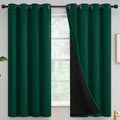 Yakamok 100% Blackout Curtains for Bedroom, 63 Inch Length