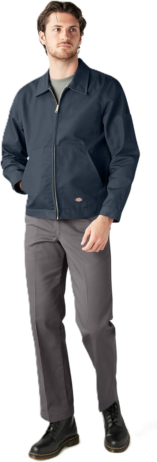 Dickies Men's Unlined Eisenhower Jacket for Everyday Comfort