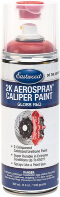 2k Aerosol Spray Caliper Paint Gloss Red - Durable High-Heat Finish