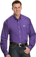 Cinch Classic Fit Long Sleeve Shirt for Men - Cotton Western Style