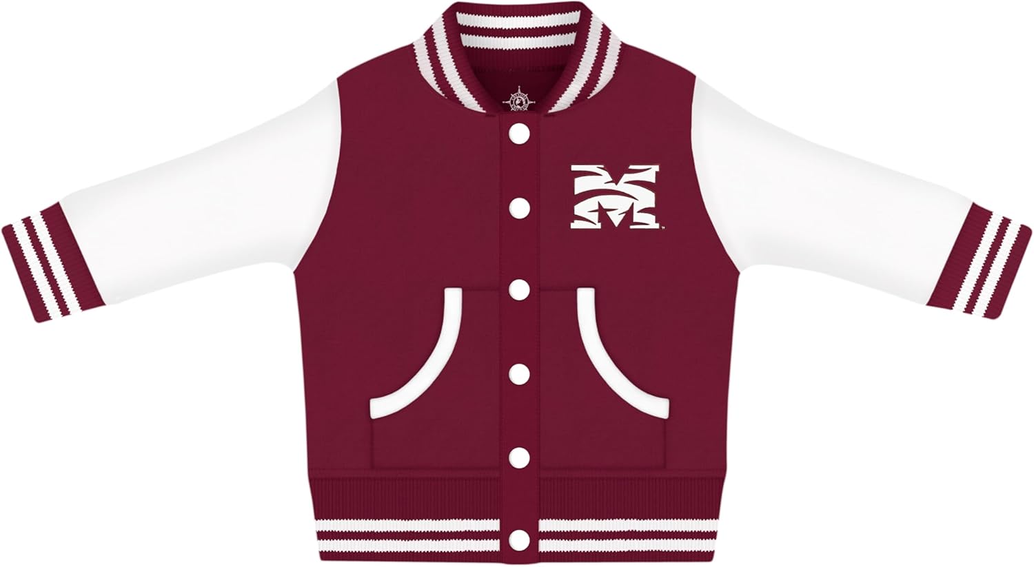 Creative Knitwear College Baby Varsity Jacket for Little Fans