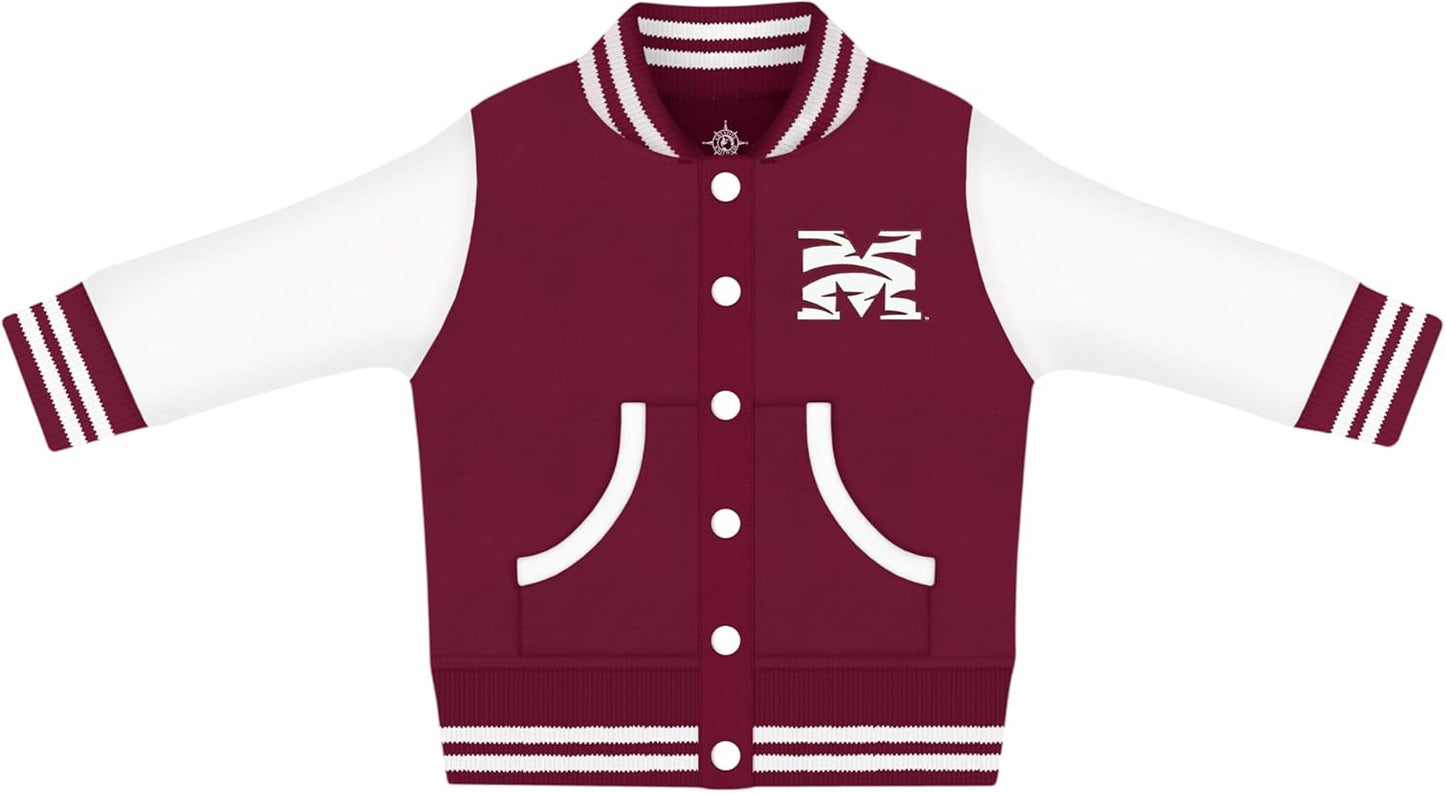 Creative Knitwear College Baby Varsity Jacket for Little Fans