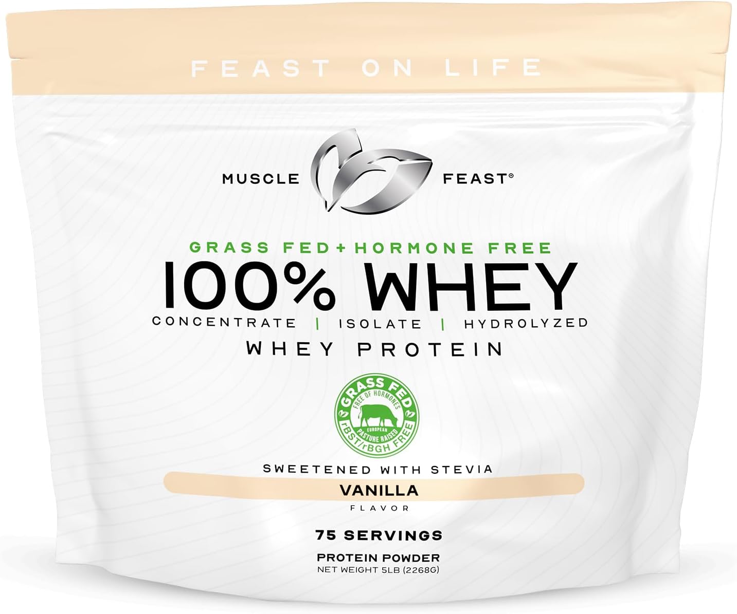 100% Grass Fed Whey Protein Powder for Optimal Health & Recovery