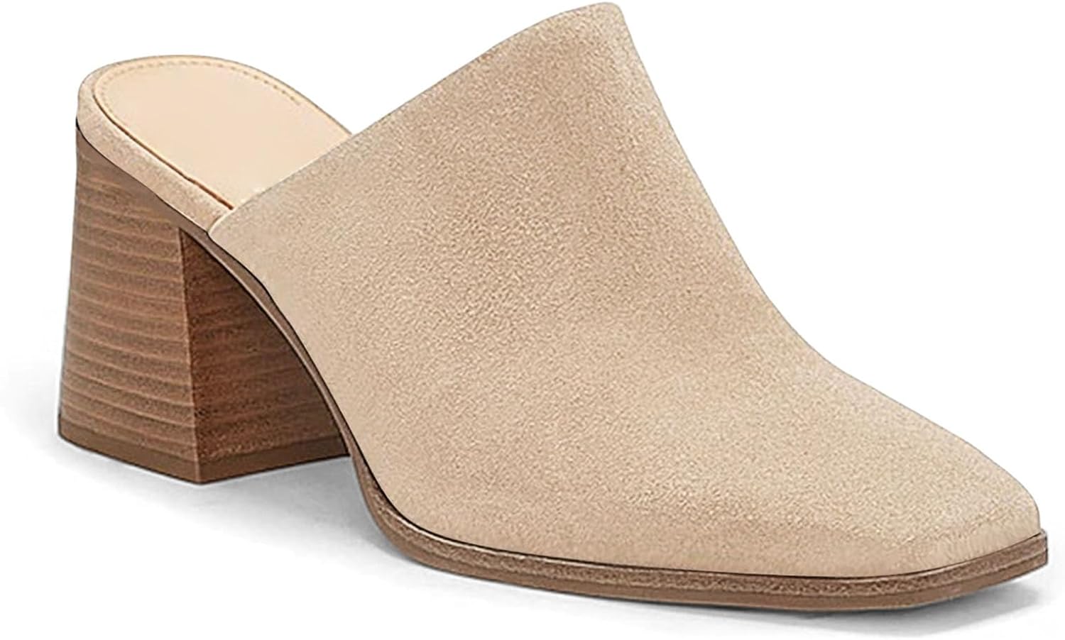 Trendy Chunky Stacked Heel Mules for Women by Trish Lucia