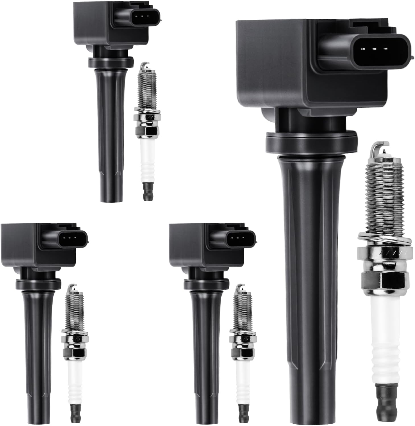 UF656 Ignition Coils Pack & Iridium Spark Plugs for Mazda