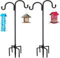 Kingsyard 2 Pack Adjustable Double Shepherds Hook - Stable 92in