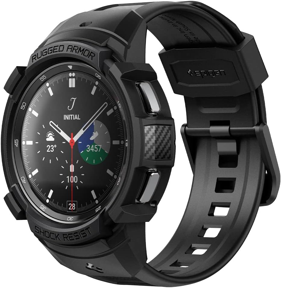 Spigen Rugged Armor Pro Case for Galaxy Watch 4 Classic 46mm