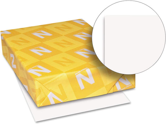 Neenah 110 lb Bright White Card Stock, 250 Sheets - Ideal for Printing!