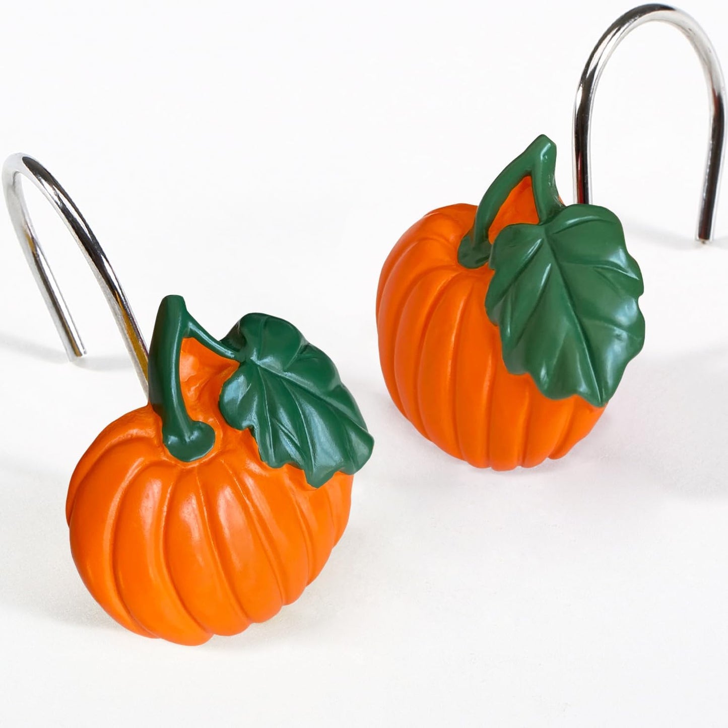 Rustproof Pumpkin Shower Hooks Set