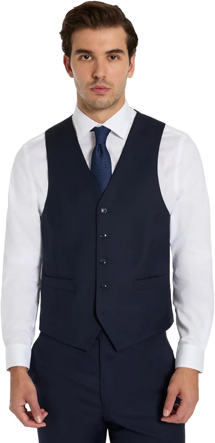 Michael Kors Mens 3-Piece Classic Fit Suit for Every Occasion
