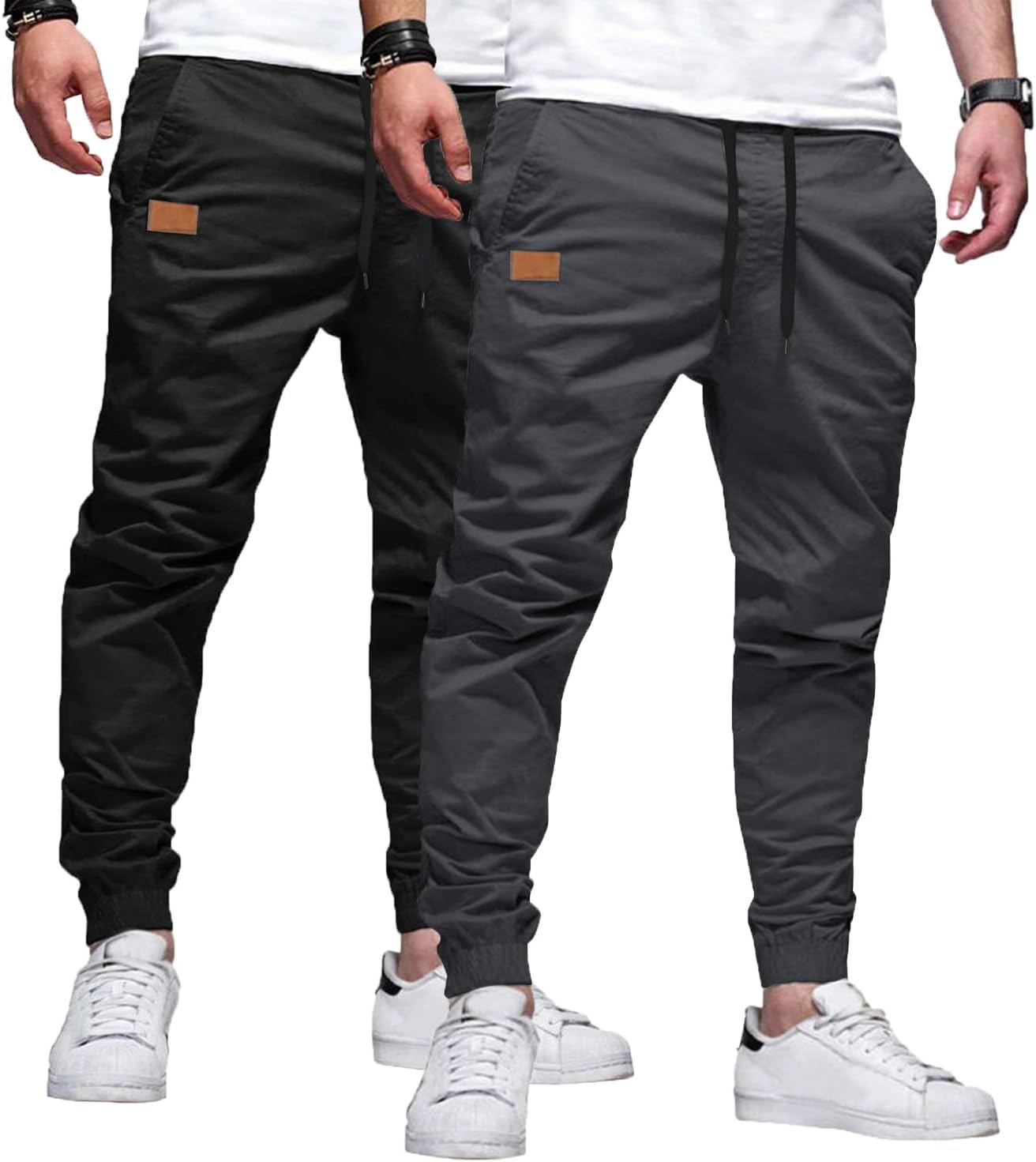 JMIERR Mens Casual Joggers Pants for Outdoor and Sports Use