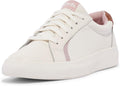 Keds Womens Pursuit Lace Up White/Cognac Leather Sneakers - Sleek