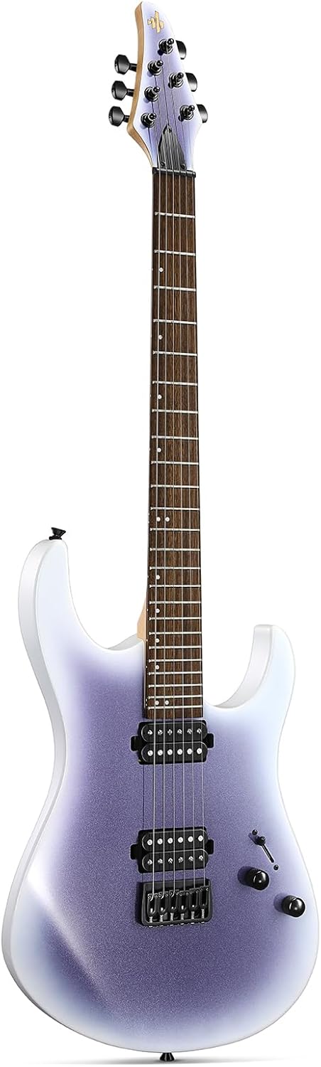 Beginner 39 Electric Guitar Kit, Rock Music Lover Essential, Gradient Violet