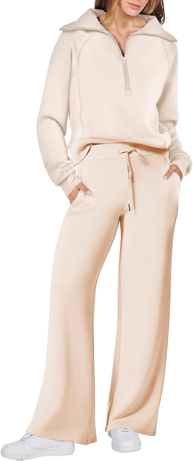 Stylish ANRABESS Women 2 Piece Outfits for Fall Travel Fashion