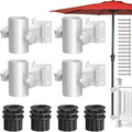 Stainless Steel Umbrella Deck Mount Holder - Space Saving Patio Fix