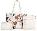 Montana West Purses for Women Tote Bag 3Pcs Set Leopard