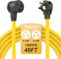 TOOLIOM 40FT 10AWG 250V Welder Extension Cord - Heavy Duty Reach