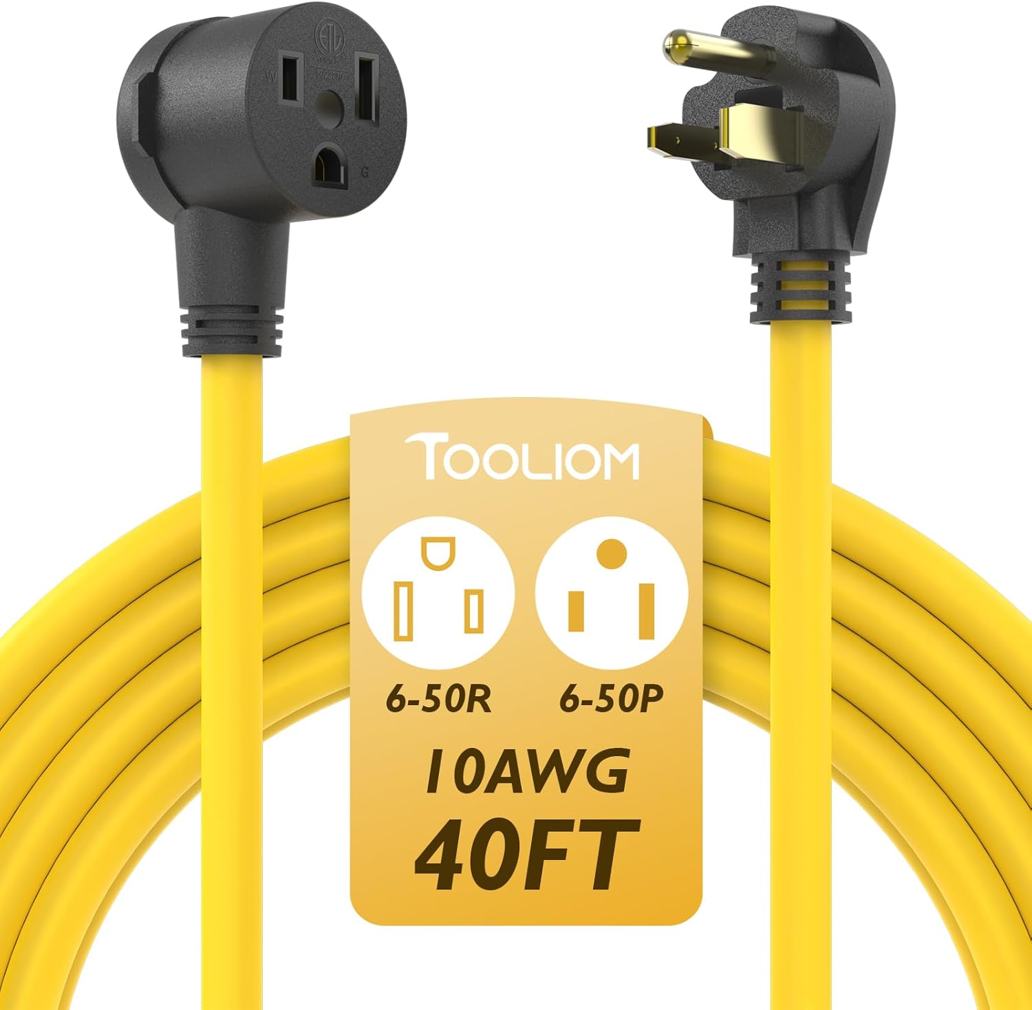 TOOLIOM 40FT Welder Extension Cord for Welding Machines