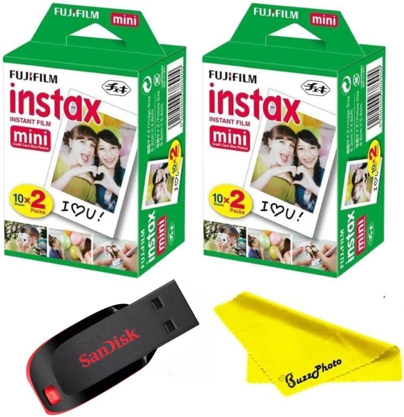 Fujifilm Instax Mini Instant Camera Film for Vibrant Prints
