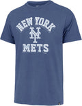 MLB Men's Mets Arched Wordmark Franklin Short Sleeve T-Shirt