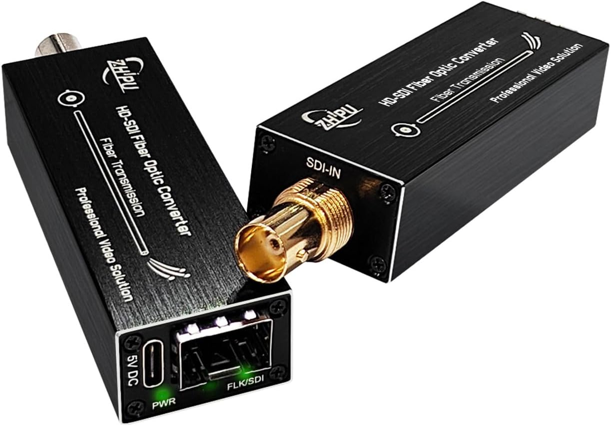 HD-SDI to Fiber Converter Kit for Long-Distance Video Extending