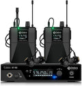 UHF Wireless In Ear Monitor System 2-Bodypack Kit - Live & Studio