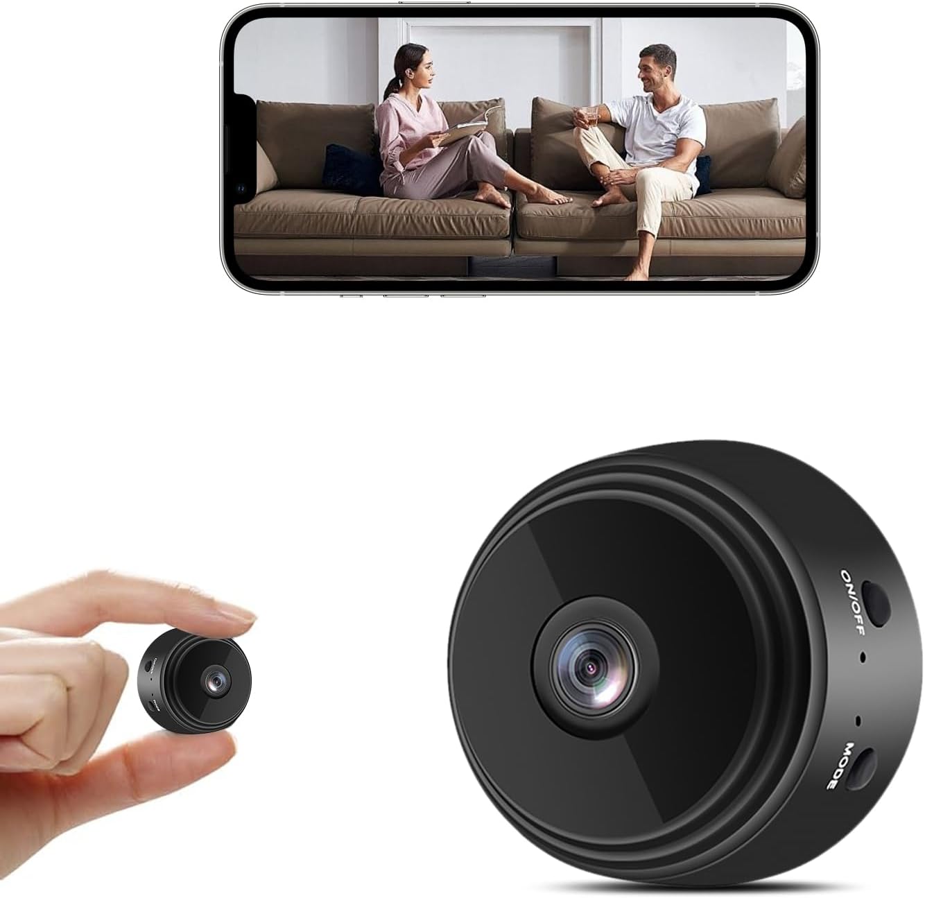 1080P Spy Camera with Night Vision - Home Security