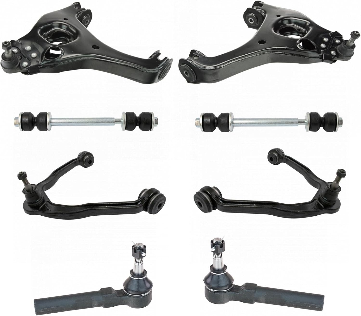 TRQ Front Steering Suspension Kit for Chevrolet GMC Vehicles