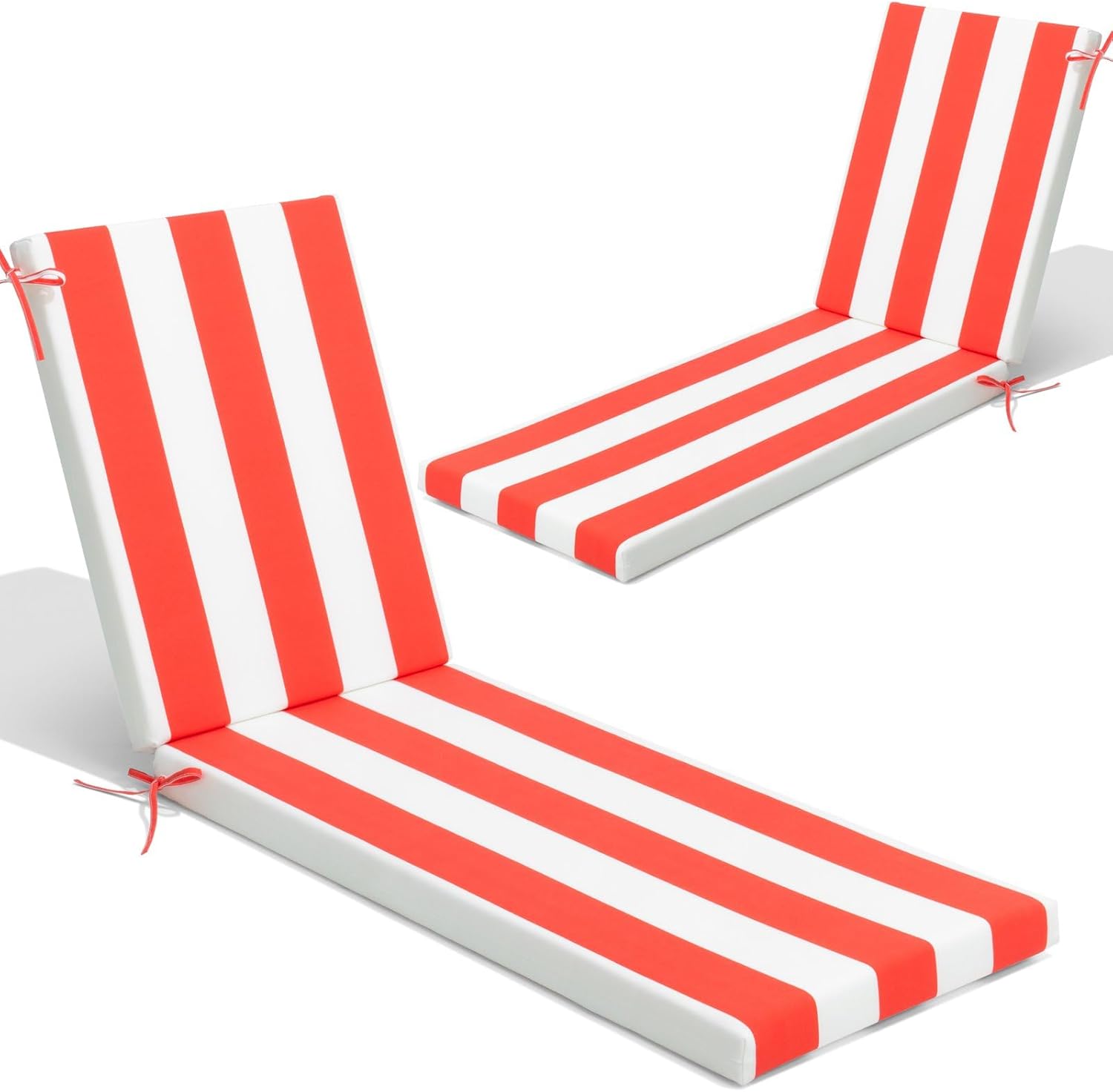 Crestlive Products Chaise Lounge Cushions Set of 2 for Comfort